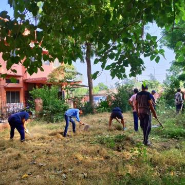 जलदाय विभाग के कार्यालयों में चला स्वच्छता अभियान