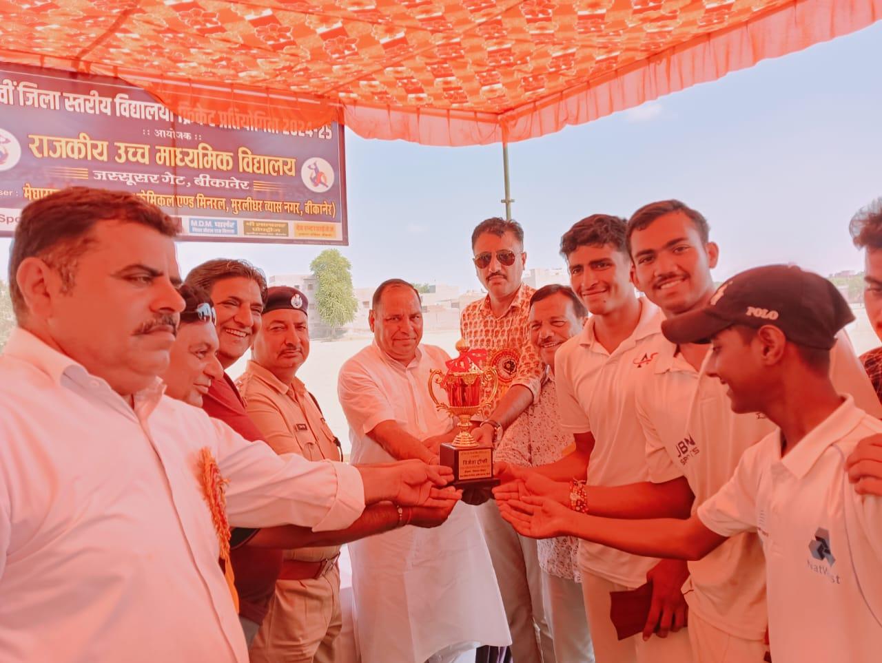 केशव रंगा के उत्कृष्ट प्रदर्शन से राजकीय फोर्ट उच्च माध्यमिक विद्यालय विजयी