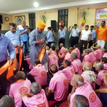 वृद्ध जनों की सेवा सुश्रुषा हमारी संस्कृति: विधायक श्री व्यास