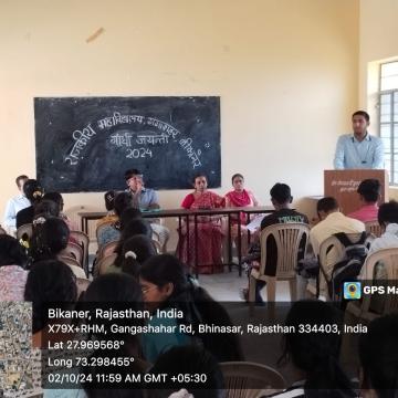 गांधी और शास्त्री का आत्म बल युवा पीढ़ी को करता रहेगा प्रेरित