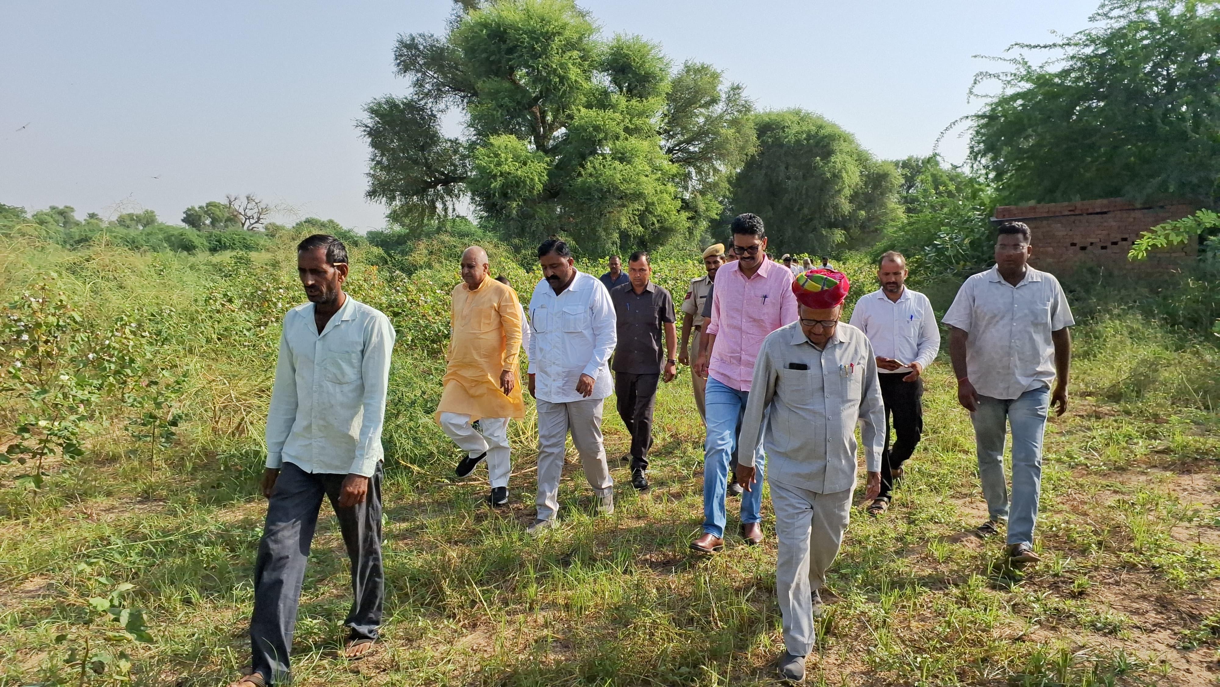 राजस्थान धरोहर संरक्षण एवं प्रोन्नति प्राधिकरण के अध्यक्ष रहे कोलायत के दौरे पर